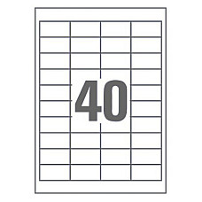 Етикетка самоклеюча UKRMARK 50х26 (40 на листі) с/кл (100листів) (900628)