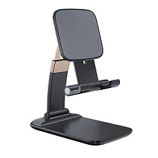 Підставка до планшета та телефона Knight Foldable Desk Mobile Phone Holder Stand (Alloy) Black Essag
