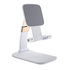 Підставка до планшета та телефона Knight Foldable Desk Mobile Phone Holder Stand (Alloy) White Essag
