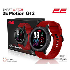 Смарт-годинник 2E Motion GT2 47mm Black-Red (2E-CWW21BKRD)
