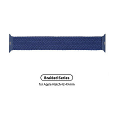 Ремінець Armorstandart Braided Solo Loop для Apple Watch 42mm/44mm/45mm/49mm Atlantic Blue Size 10 (172 mm) (ARM58080)