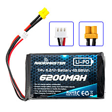 Акумулятор для дрона RadioMaster 6200mah 2S Lipo Transmitter Battery (HP0157.BATT-6200-2S)