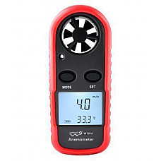 Анемометр Wintact цифровий 0,1-30м/с, -10-45°C (WT816)
