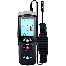 Анемометр Benetech професійний GT8911 USB, 0,3-30м/с, 0-45°C (GT8911)