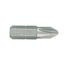 Біта для шуруповерта KING TONY PH2 Phillips 1/4" 0 25мм (102500P)