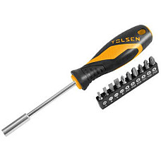 Викрутка Tolsen 11 насадок (20044)