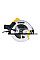 Дискова пила DeWALT 1350 Вт, диск 184х16 мм, 3.66 кг (DWE560)