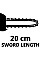 Ланцюгова пила Einhell висоторіз GC-EC 7520 T, 750 Вт, шина 20 см, 178-257 см (4501240)