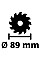 Дискова пила Einhell TE-CS 18/89 Li - Solo акум., PXC, 18В, диск 89х10 мм (без АКБ та ЗП) (4331100)