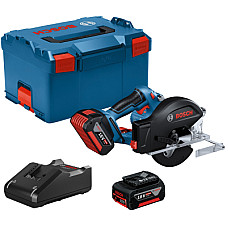 Дискова пила Bosch GKM 18V-50, 18V, 2x5Ah, 136 мм, 4250 об/хв (0.601.6B8.002)