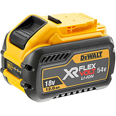 Акумулятор до електроінструменту DeWALT 18 В/54 В, 12Ah/4Ah, час заряджання 120 хв (DCB548)