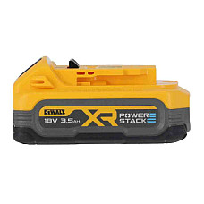 Акумулятор до електроінструменту DeWALT 18V XR Li-lon PowerStack 3.5Ah, вага 0.54 кг (DCBP318)