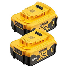 Акумулятор до електроінструменту DeWALT 18 В XR Li-lon 5Ah, 2 шт., 1.3 кг (DCB184P2)