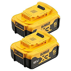 Акумулятор до електроінструменту DeWALT 18 В XR Li-lon 5Ah, 2 шт., 1.3 кг (DCB184P2)