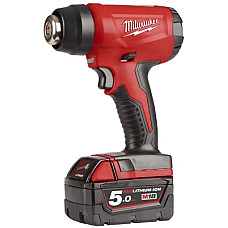 Будівельний фен Milwaukee M18 BHG-502C 2x5Ah, кейс (4933459772)