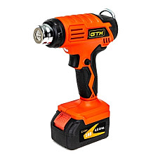 Будівельний фен GTM HGC18/550, 18V, 350/550С, 160/200л/хв, 4Ah (HGC18/550_KIT)