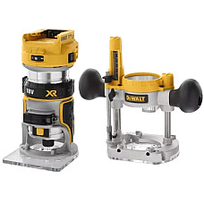 Фрезер DeWALT 18В XR Li-lon, безщітковий, 16000-25500 об/хв, цанга 6-8 мм, (без АКБ та ЗП) (DCW604N)