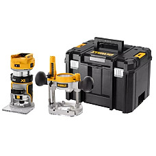 Фрезер DeWALT 18В XR Li-lon, безщітковий, 16000-25500об/хв, цанга 6-8мм, TSTAK (без АКБ та ЗП) (DCW6