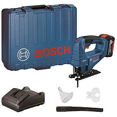 Електролобзик Bosch GST 183-LI безщітковий, 18V, 1х4Ah, 0-3300об/хв, хід 20мм, кейс (0.601.5B7.022)