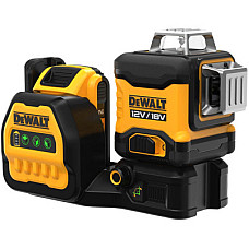 Лазерний нівелір DeWALT лінійний 10.8/12/18В XR Li-Ion, зелений промінь, 1x2Ah 18V, TSTAK (DCE089D1G