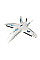 Літаюче крило ATOMRC Dolphin PRO white RTH (DPWRTH)