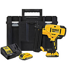 Цвяхозабивач DeWALT 18В, діаметр/довжина цвяха 1.6/63 мм, 2 АКБ, ЗП, кейс (DCN680D2)