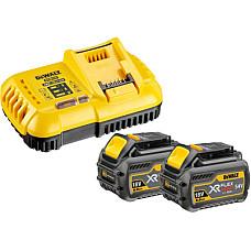Зарядний пристрій для акумуляторів інструменту DeWALT 18 В, 54 В,8 А, 0.65 кг, 2 аккумулятора (DCB11