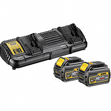 Зарядний пристрій для акумуляторів інструменту DeWALT 18 В, 54 В,4 А, 1.2 кг, 2 аккумулятора (DCB132