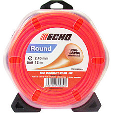 Жилка косильна ECHO d-2,4мм 12м кругла (С6000016/102142953)