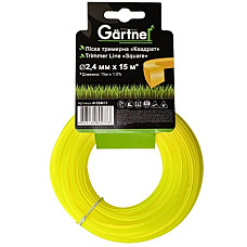 Жилка косильна Gartner "Квадрат" 2,4 мм ? 15 м (41324015)