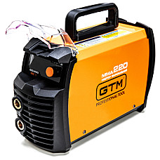 Зварювальний апарат GTM інвертор MMA-220DS LED, 220А, 1,6-5,0мм, 220В дисплей (MMA-220DS LED)