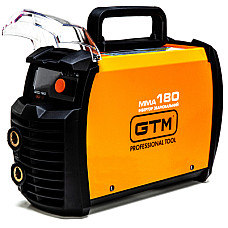 Зварювальний апарат GTM інвертор MMA-180DS LED, 180А, 1,6-4,0мм, 220В дисплей (MMA-180DS LED)