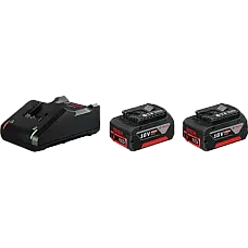 Зарядний пристрій + 2 акумулятора (Bosch GAL 18V-40 + GBA 18 В 4.0 Ah (1600A019S0)) (1774941)