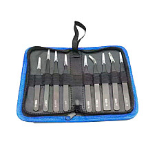 Пінцет Voltronic ESD 10-18, 9 шт, (YT-TW9-10-18)