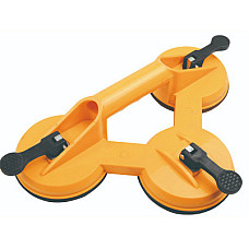 Присоска Tekhmann для скла потрійна 115 мм, пластикова, до 75 кг (62663)