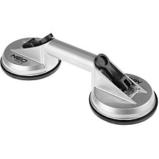 Присоска Neo Tools подвійна, алюмінієва, 120 мм, 100кг (56-802)