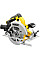 Набір електроіструментів DeWALT 6 од., 3*5Ah, 2 кейси TOUGH SYSTEM (DCK623P3)