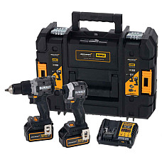 Набір електроіструментів DeWALT McLaren F1, 18V XR Li-lon, 2 шт. кейс, 2 АКБ, ЗП (DCK200MP2T)