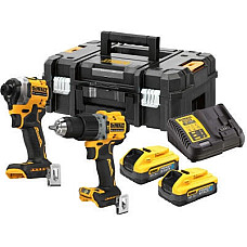 Набір електроіструментів DeWALT 18В XR Li-lon 2x5Ah, DCD805, DCF850, TSTAK (DCK2050H2T)