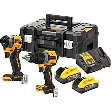Набір електроіструментів DeWALT 18В XR Li-lon 2x5Ah, DCD805, DCF850, TSTAK (DCK2050H2T)