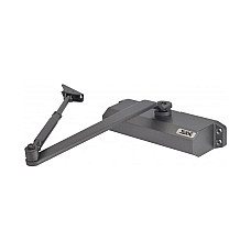 Дверний доводчик Dortec DT-64H Graphite з фіксацією дверей у відчиненому положенні (1567104)
