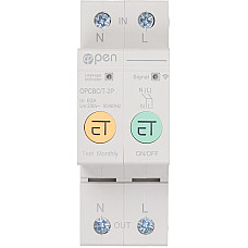 TUYA Розумний 2-канальний перемикач, Wi-Fi, 63A (HS084660)