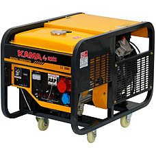 Генератор KAMA KGL12000FE3, 3-ф. 220/400V, 50Hz, 11.9kVA/9.5kW, 25 л, 3.75 л/год, стартер (KGL12000FE3)