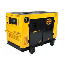 Генератор KAMA KDK12SC, дизельний, 230V, 50Hz, 12kVA/10kW, 26л, 3л/год, стартер, водяне охол. (KDK12SC)