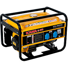 Генератор KAMA KGL3500C, 230V, 50Hz, 3.5kVA/2.8kW, бак 15 л, запуск: ручний (KGL3500C)