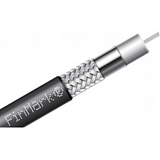 Кабель телевізійний FinMark RG-58-TC90 коаксіальний, black, 100м=1бхт (045821)