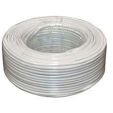 Кабель телевізійний Ritar 0,90 мм.CCS, 32x0.12m CCA экран, 75 Ом, FPE, д.6,8мм PVC (RT-W100-RG6U-32W