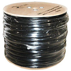 Кабель телевізійний Ritar 1,02 мм.CCS, 80x0.12m CCA экран, 75 Ом, 305м (RT-B305-F660BV)