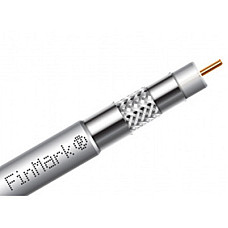 Кабель телевізійний FinMark RG-6 TRISHIELD, CU, 305м, white (F6TSVcu_305_white)