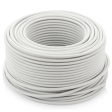 Кабель ПВС 3х1 Білий бухта 100 метрів ціна за бухту
